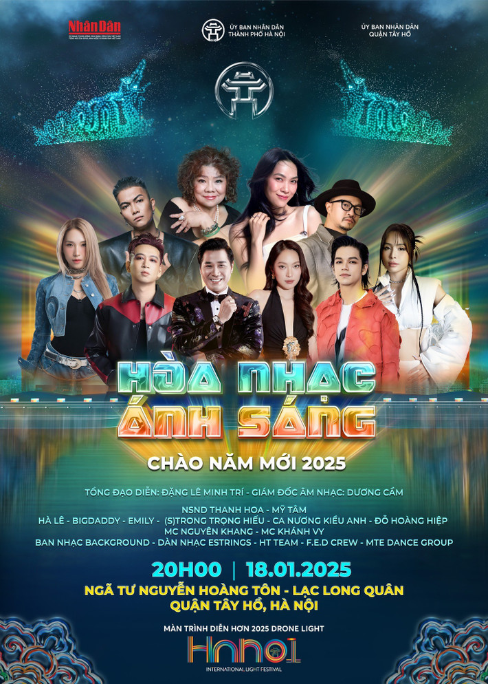 Hòa nhạc ánh sáng – Chào năm mới 2025
