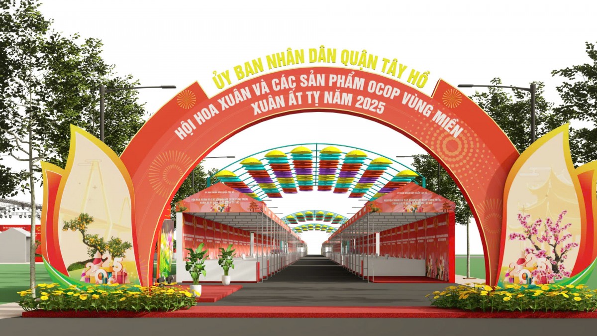 Hội hoa Xuân và các sản phẩm OCOP vùng miền Xuân Ất Tỵ 2025